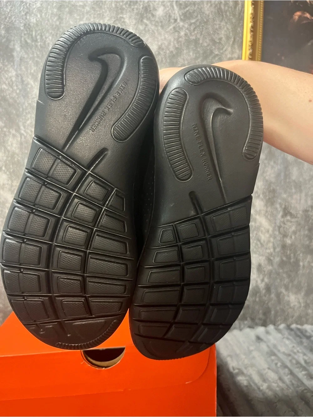 Nike  Black Slip-On Runner flex Sneakers with Elastic Strap